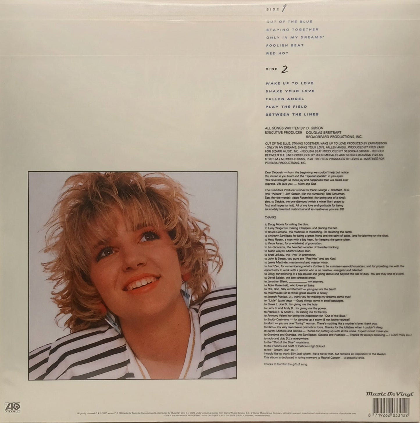 DEBBIE GIBSON - OUT OF THE BLUE | VINILO