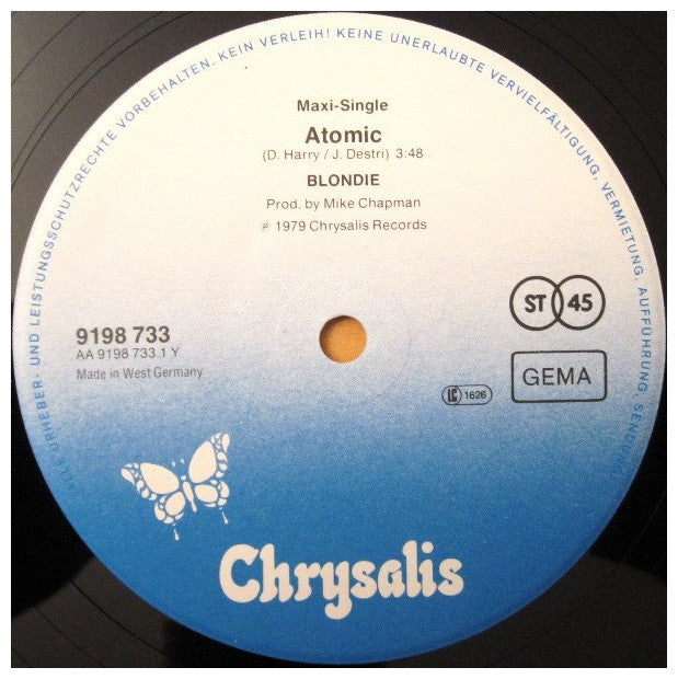 BLONDIE - ATOMIC | 12" MAXI SINGLE VINILO USADO