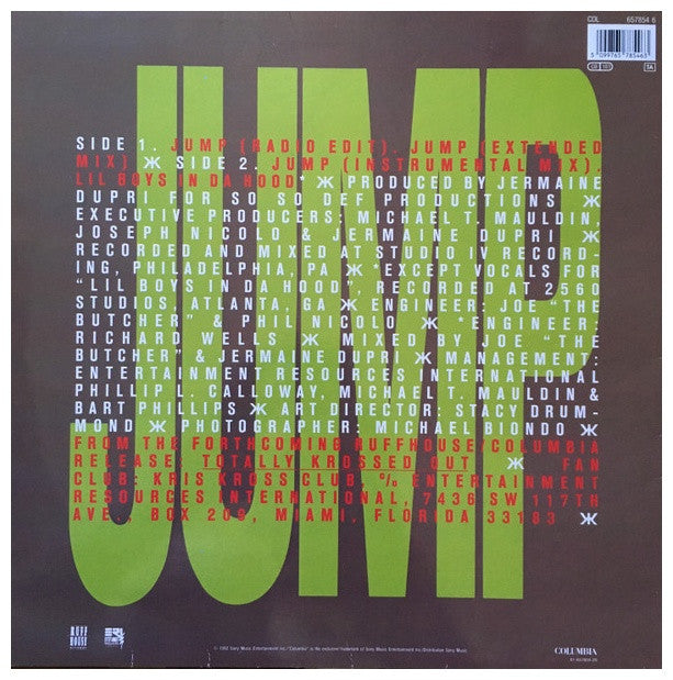 KRISS KROSS - JUMP | 12" MAXI SINGLE VINILO USADO