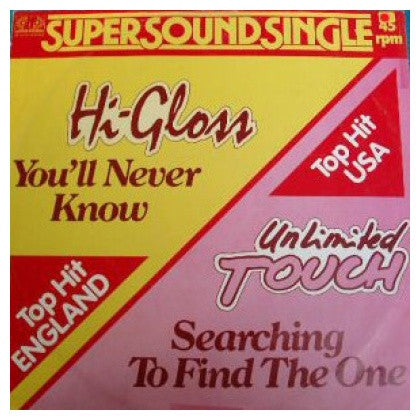 HI-GLOSS - YOU LL NEVER KNOW | 12" MAXI SINGLE VINILO USADO