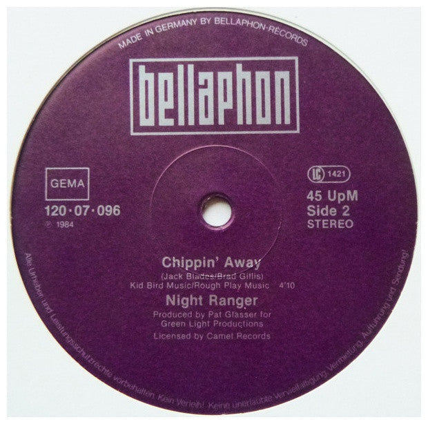 NIGHT RANGER - SISTER CHRISTIAN | 12 MAXI SINGLE VINILO USADO