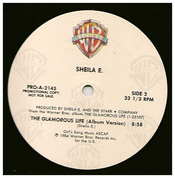 SHEILA E - THE GLAMOROUS LIFE | 12" MAXI SINGLE VINILO USADO