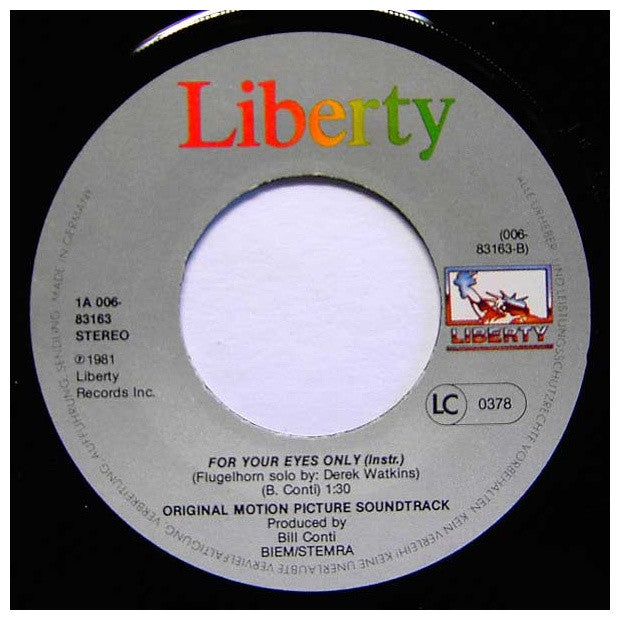 SHEENA EASTON - FOR YOUR EYES ONLY | 7" SINGLE USADO