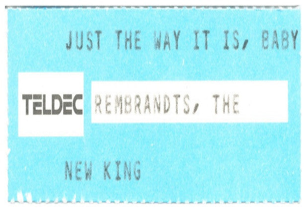 REMBRANDTS - JUST THE WAY IT IS, BABY | 7" SINGLE USADO