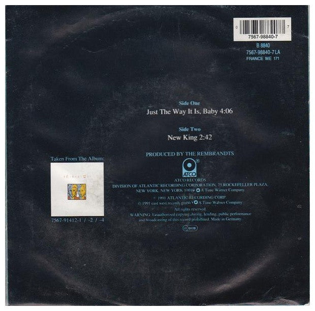 REMBRANDTS - JUST THE WAY IT IS, BABY | 7" SINGLE USADO