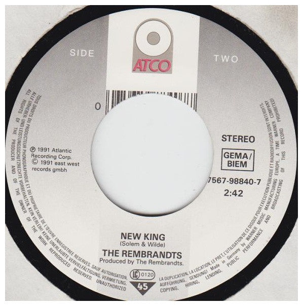 REMBRANDTS - JUST THE WAY IT IS, BABY | 7" SINGLE USADO