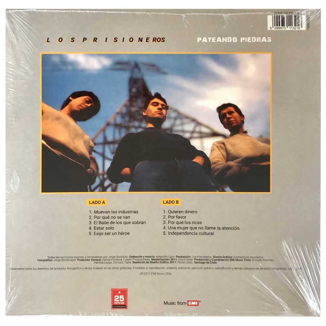LOS PRISIONEROS - PATEANDO PIEDRAS | VINILO ABIERTO