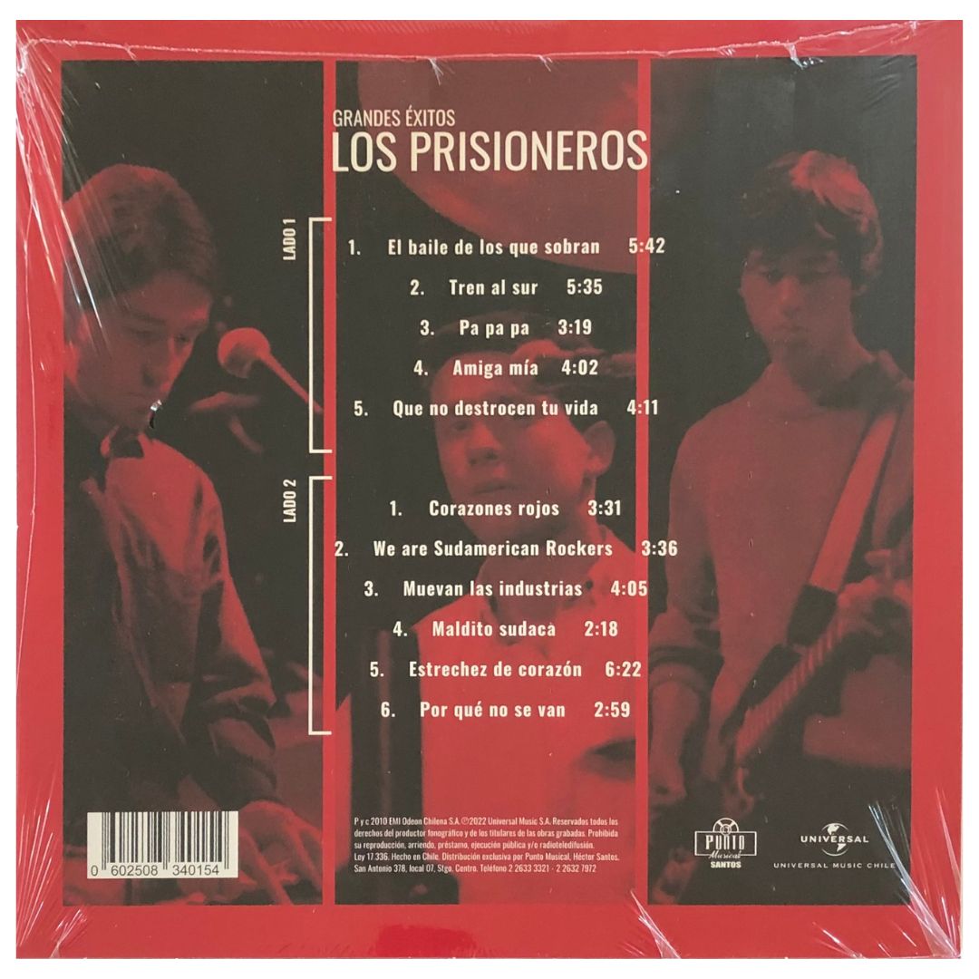 LOS PRISIONEROS - GRANDES EXITOS | VINILO ABIERTO