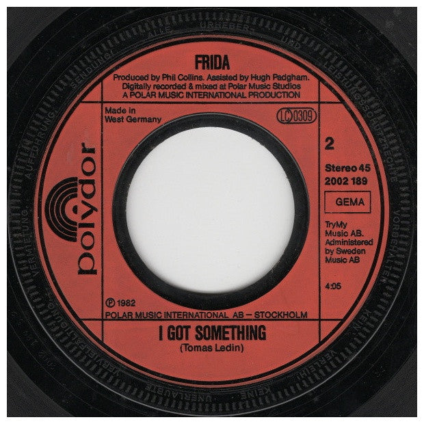 FRIDA - TO TURN THE STONE | 7" SINGLE USADO