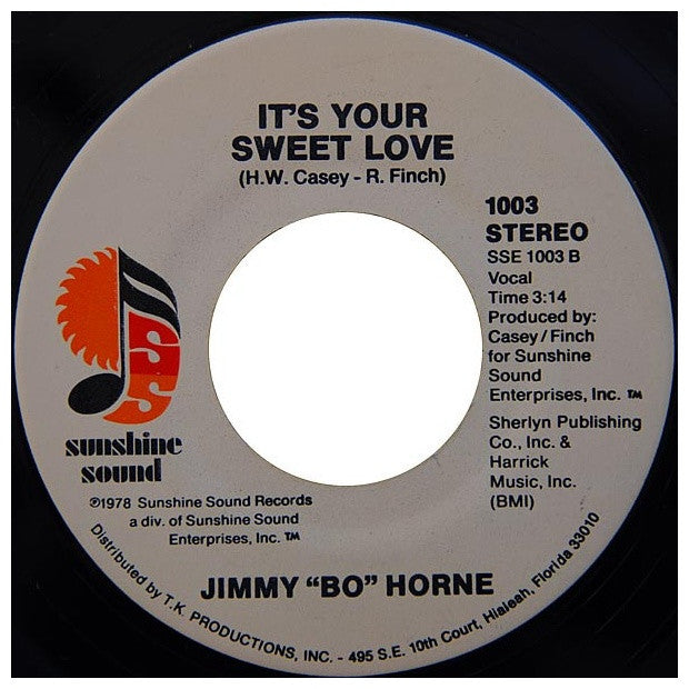 JIMMY "BO" HORNE - DANCE ACROSS THE FLOOR | 7" SINGLE USADO