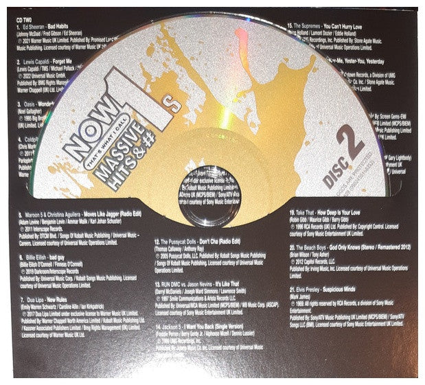 NOW MASSIVE HITS & #1S - VARIOUS (4CD) (DIGIPACK) | CD