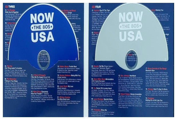 NOW USA THE 80S - VARIOUS (4CD) (DIGIPACK) | CD