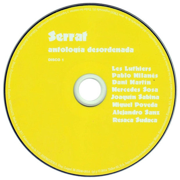 JOAN MANUEL SERRAT - ANTOLOGIA DESORDENADA (4CD) | CD