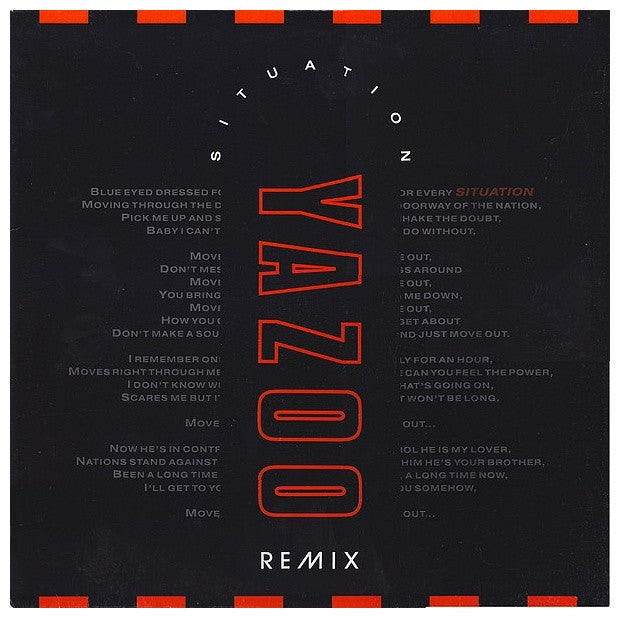 YAZOO - SITUATION (REMIX) | 12" MAXI SINGLE VINILO USADO