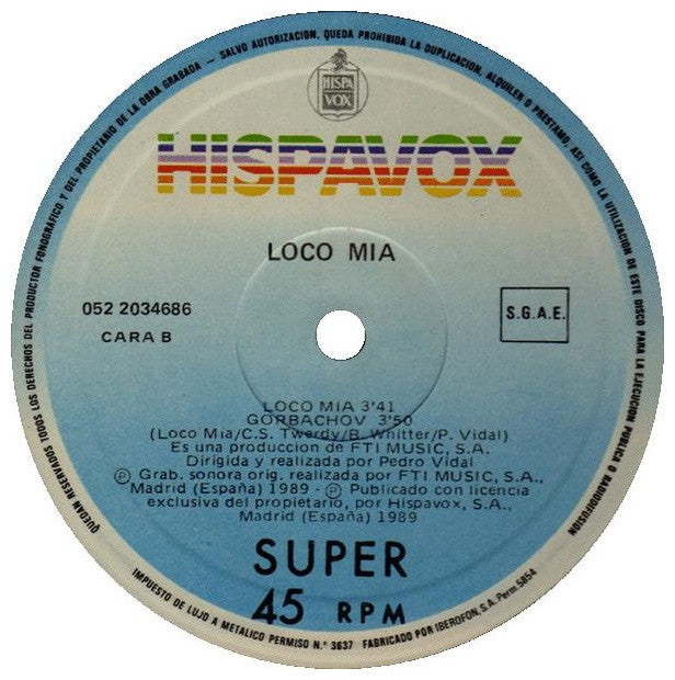 LOCOMIA - LOCOMIA | 12" MAXI SINGLE VINILO USADO
