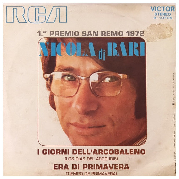 NICOLA DI BARI - I GIORNI DELLARCOBALENO | 7 SINGLE USADO