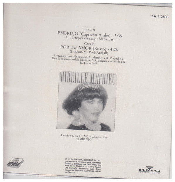 MIREILLE MATHIEU - EMBRUJO | 7" SINGLE USADO
