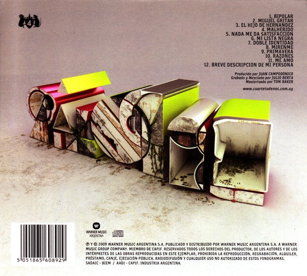 CUARTETO DE NOS - BIPOLAR (DIGIPACK) | CD