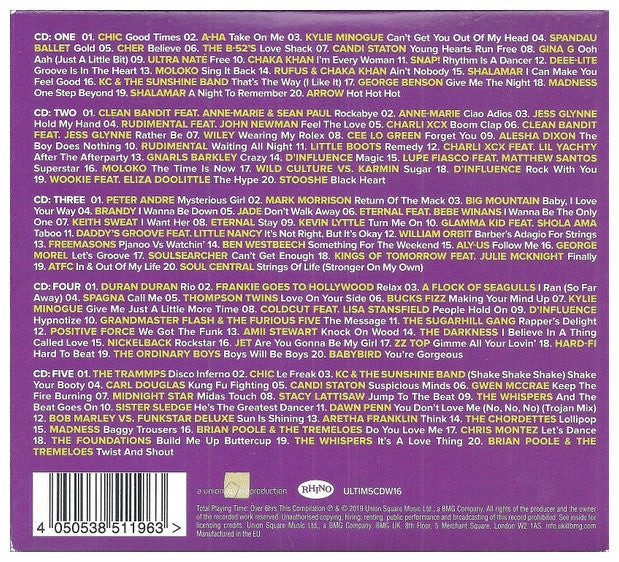 GOOD TIMES: THE ULTIMATE PARTY ANTHEMS (5CD BOXSET) - VARIOUS (5CD DIGIPACK)) | CD