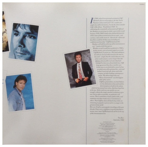 CLIFF RICHARD - PRIVATE COLLECTION | VINILO USADO