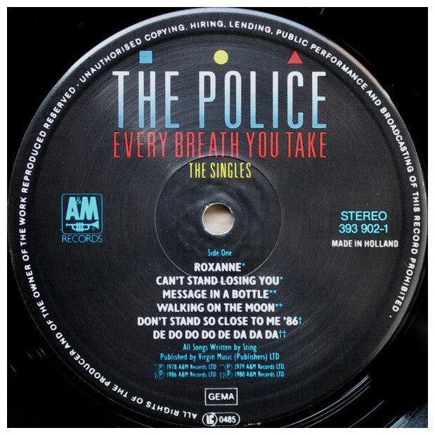 POLICE - EVERY BREATH YOU TAKE: THE SINGLES | VINILO USADO