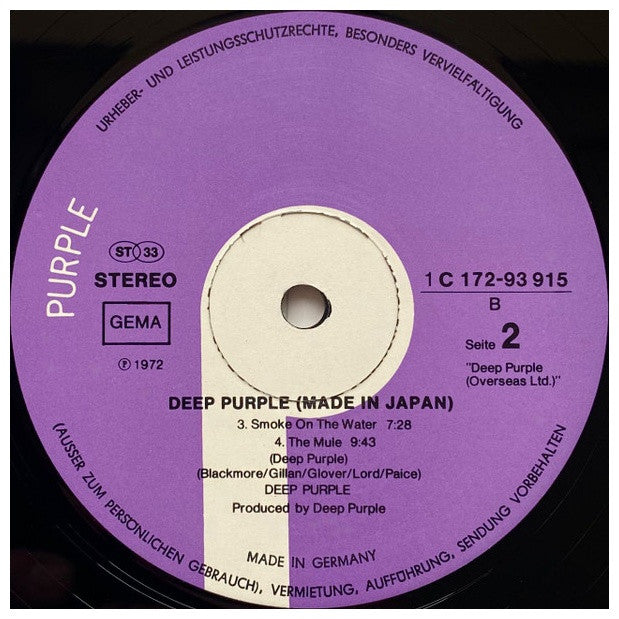 DEEP PURPLE - MADE IN JAPAN (2LP) | VINILO USADO