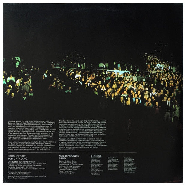 NEIL DIAMOND - HOT AUGUST NIGHT (2LP) | VINILO USADO