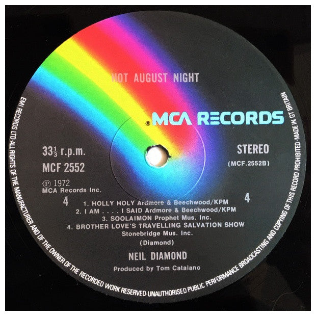 NEIL DIAMOND - HOT AUGUST NIGHT (2LP) | VINILO USADO