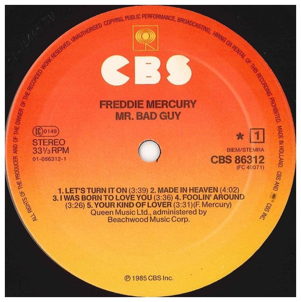 FREDDIE MERCURY - MR. BAD GUY | VINILO USADO