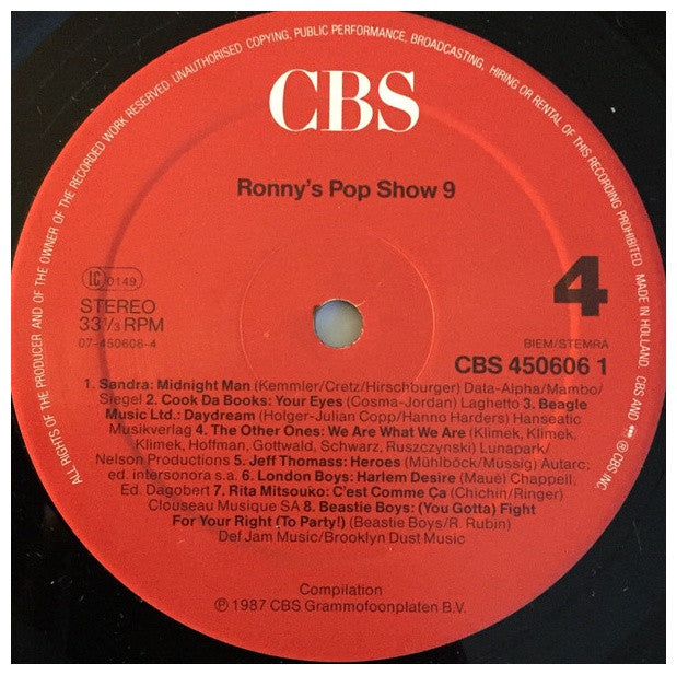 RONNY S POP SHOW - VARIOUS ARTIST (2LP) | VINILO USADO
