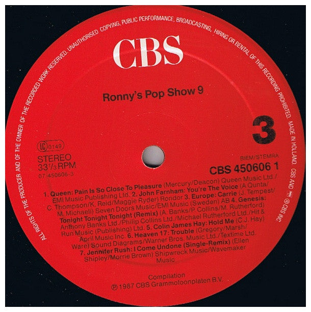 RONNY S POP SHOW - VARIOUS ARTIST (2LP) | VINILO USADO
