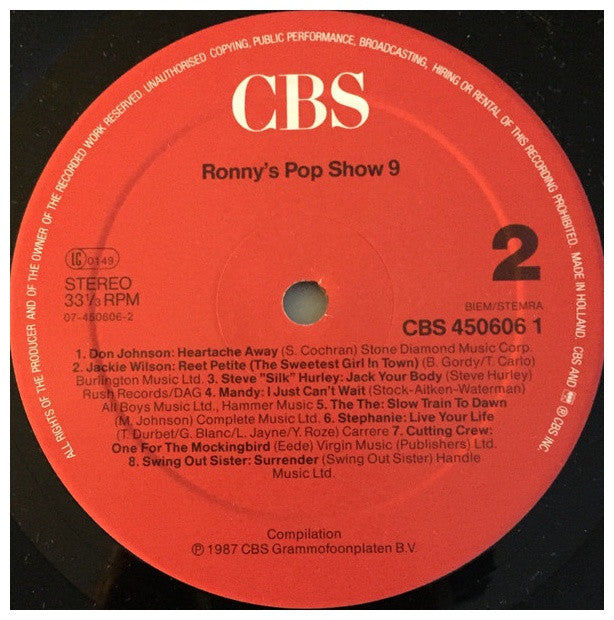 RONNY S POP SHOW - VARIOUS ARTIST (2LP) | VINILO USADO