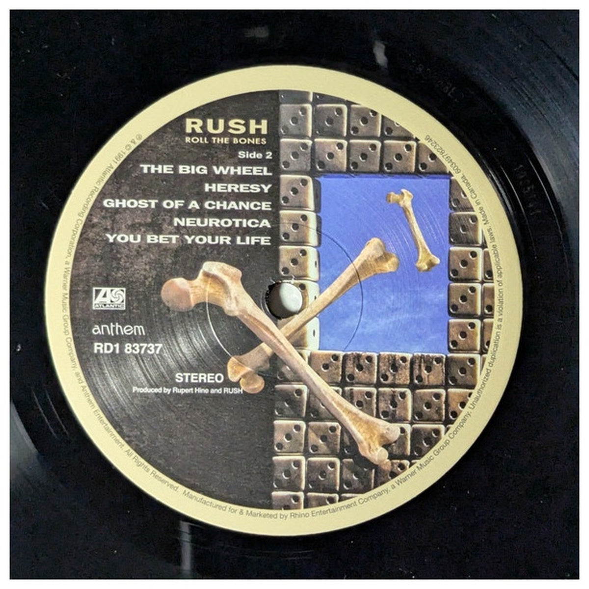 RUSH - ROLL THE BONES (SYEOR) | VINILO