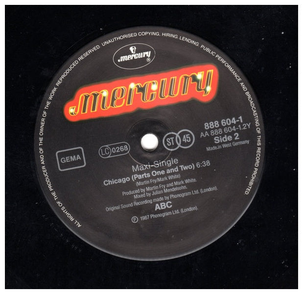 ABC - WHEN SMOKING SINGS | 12" MAXI SINGLE VINILO USADO