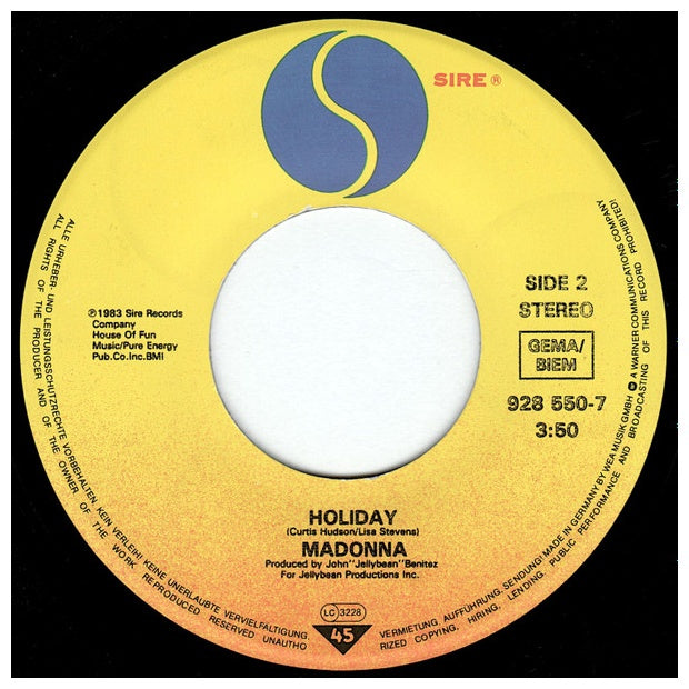 MADONNA - TRUE BLUE/HOLIDAY | 7" SINGLE USADO