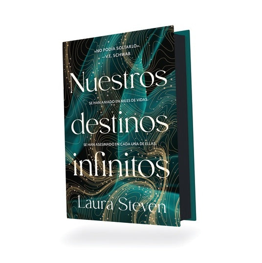 NUESTROS DESTINOS INFINITOS (EDICIÓN LIMITADA CON CANTOS PINTADOS) (TAPA DURA) - LAURA STEVEN | LIBRO