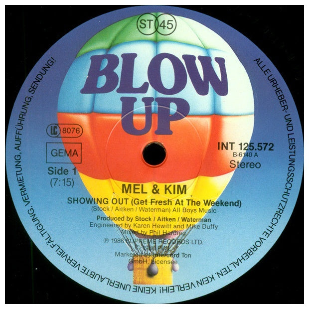 MEL & KIM - SHOWING OUT | 12" MAXI SINGLE VINILO USADO