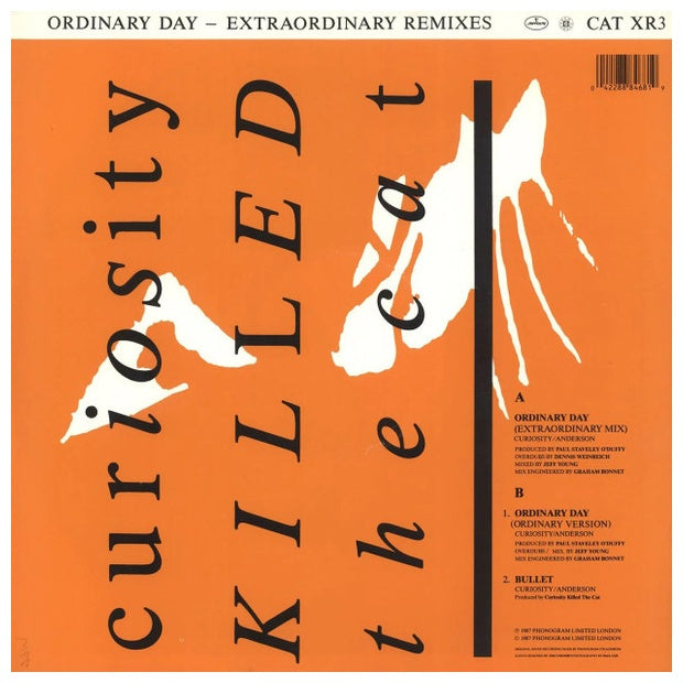 CURIOSITY KILLED THE CAT - ORDINARY DAY | 12" MAXI SINGLE VINILO USADO
