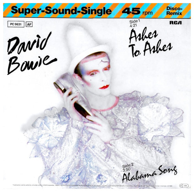 DAVID BOWIE - ASHES TO ASHES | 12" MAXI SINGLE VINILO USADO
