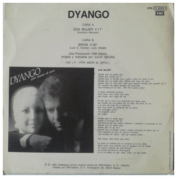 DYANGO - ESA MUJER | 7" SINGLE USADO