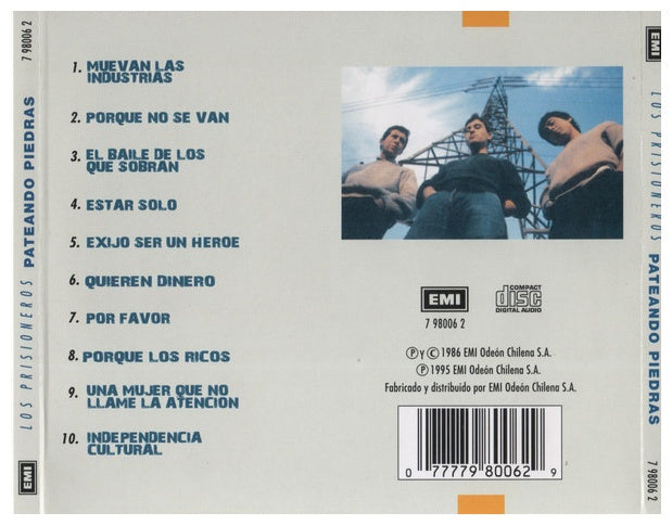 LOS PRISIONEROS - PATEANDO PIEDRAS | CD