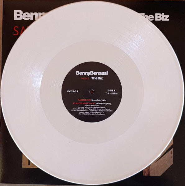 BENNY BENASSI PRESENTS THE BIZ - SATISFACTION (WHITE CREAM VINYL) | 12'' MAXI SINGLE