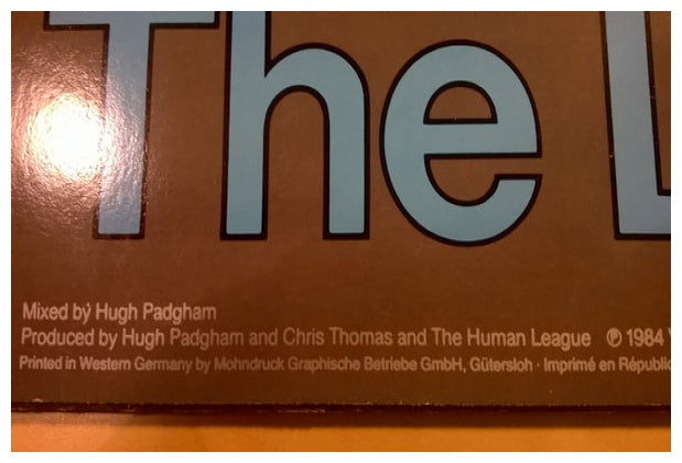 HUMAN LEAGUE - THE LEBANON | 12" MAXI SINGLE VINILO USADO