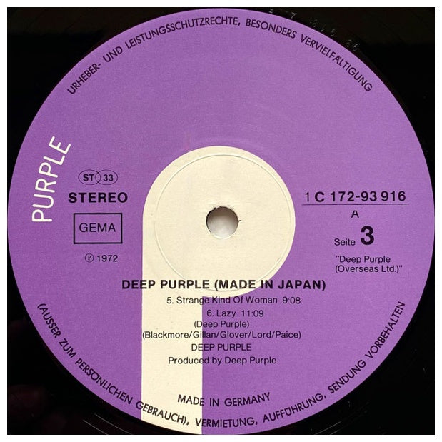 DEEP PURPLE - MADE IN JAPAN (2LP) | VINILO USADO
