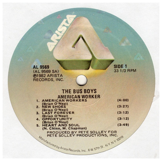 BUS BOYS - AMERICAN WORKER | VINILO USADO