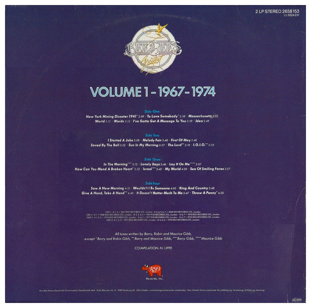 BEE GEES - GREATEST VOL. 1 1967-1974 (2LP) | VINILO USADO