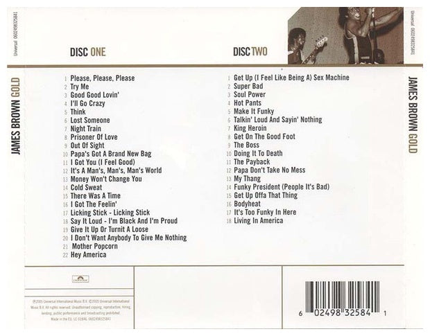 JAMES BROWN - GOLD (2CD) | CD