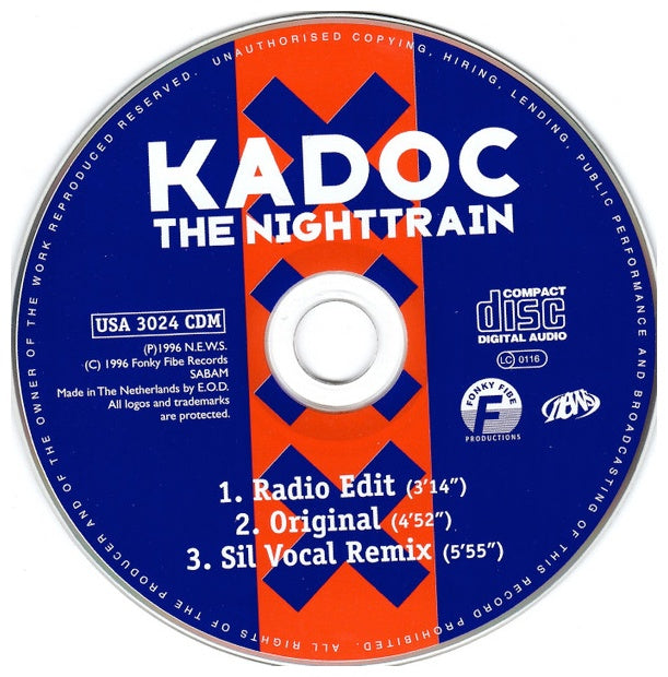 KADOC - NIGHTRAIN | CD SINGLE USADO