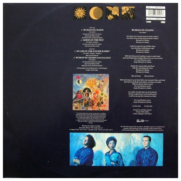 TEARS FOR FEARS - WOMAN IN CHAINS | 12" MAXI SINGLE VINILO USADO