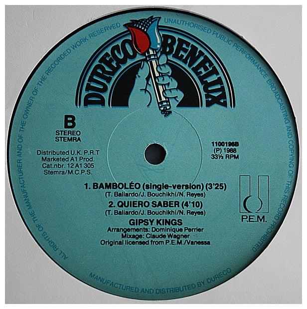 GIPSY KINGS - BAMBOLEO | 12 MAXI SINGLE VINILO USADO